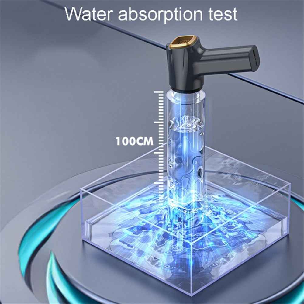 3101-A Handheld Brush Motor Car Vacuum Cleaner 4000mAh Battery-Operate Mini Wireless Vacuum Cleaner - Blue