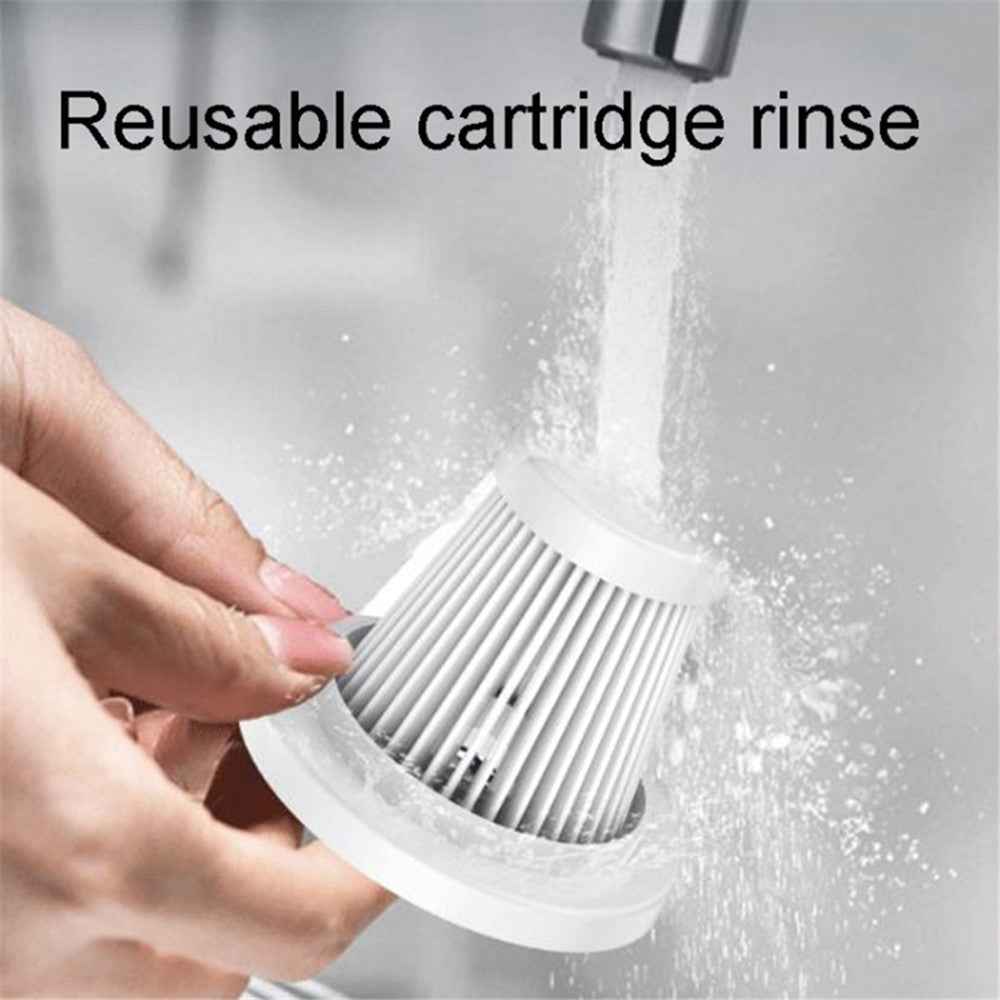 3101-A Handheld Brush Motor Car Vacuum Cleaner 4000mAh Battery-Operate Mini Wireless Vacuum Cleaner - Purple