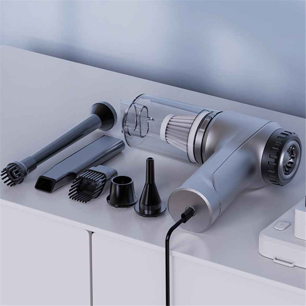SUITU ST-6651 Cordless Handheld Car Vacuum Cleaner Hand Brushless Vacuum for Car  /  Office  /  Home - Grey