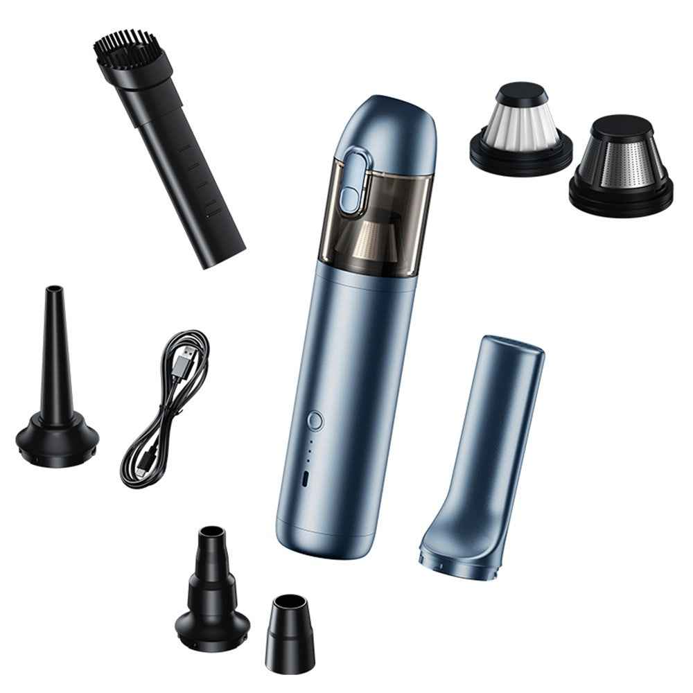 Q208 16000Pa Portable Car Handheld Vacuum Cleaner Cordless Cleaning Tool - Blue
