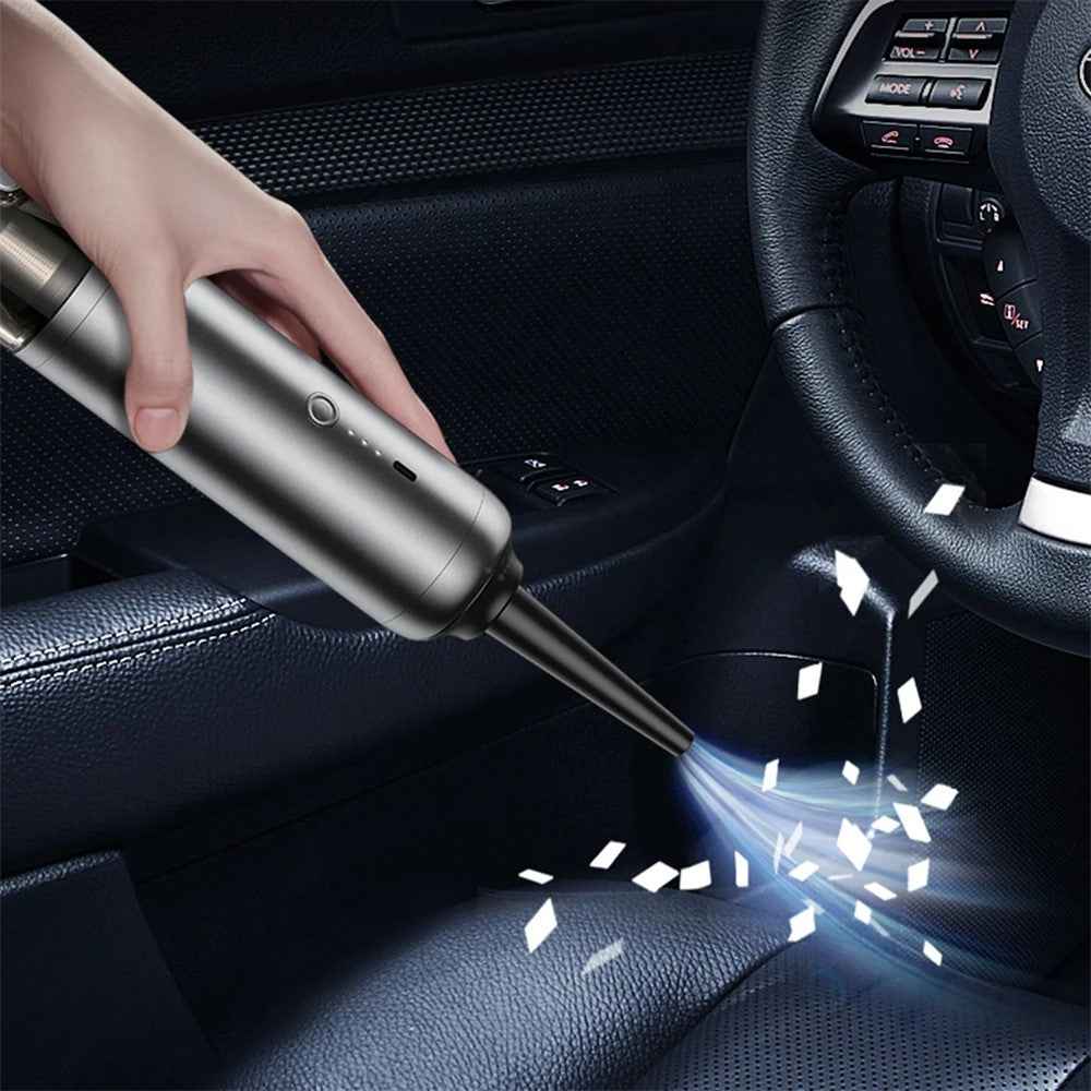 Q208 16000Pa Portable Car Handheld Vacuum Cleaner Cordless Cleaning Tool - Blue