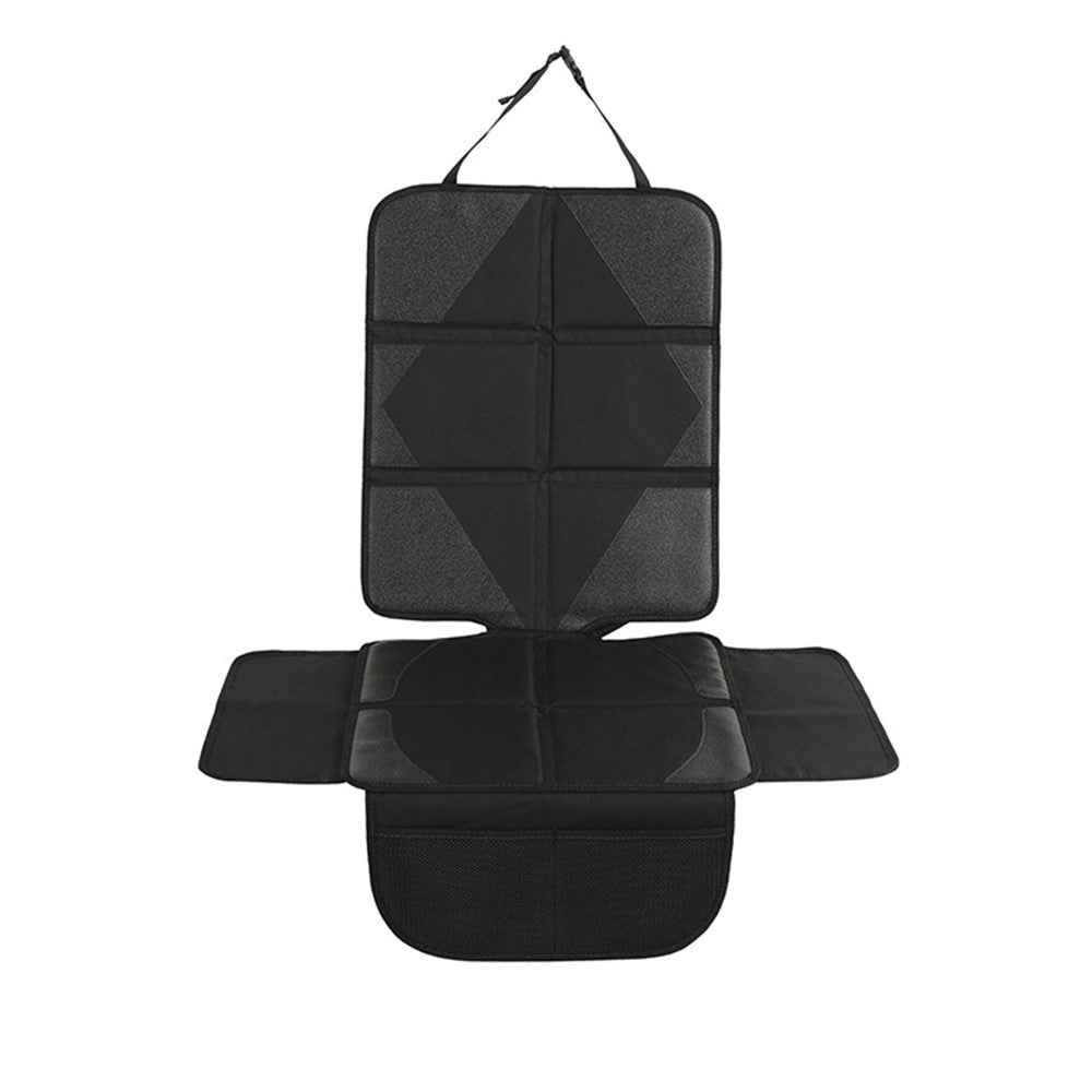 JF004 Waterproof Car Seat Protector for Child Car Seat and Pets, Soft Seat Protection Pad with Storage Pocket - Rhombus