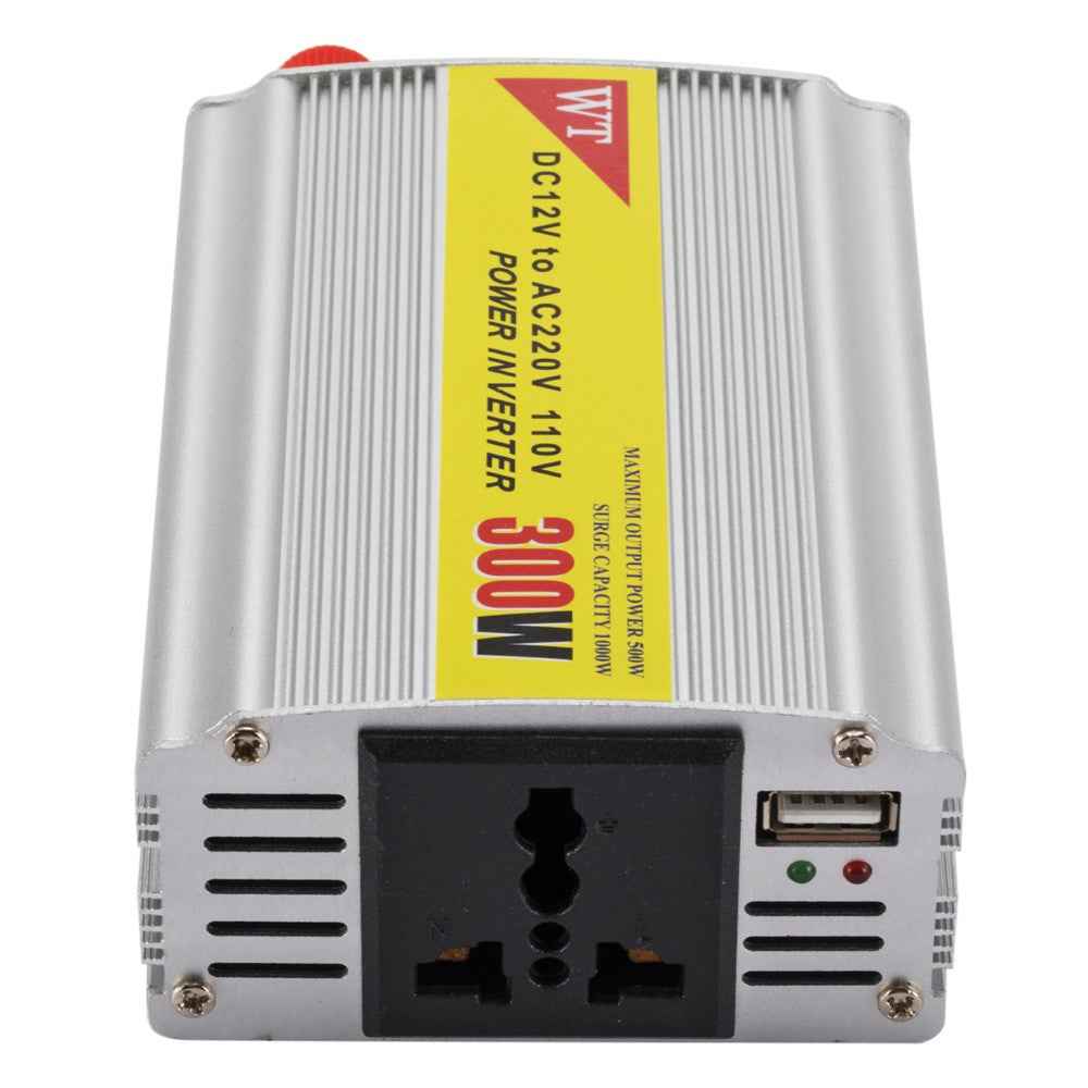 303 300W Power Inverter DC 12V to AC 220V 110V Car Converter with USB Adapter Cigarette Lighter