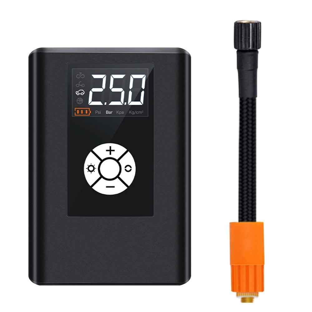 JM-8804 2.5-inch CNC Screen Car High Pressure High Power Tire Air Pump with LED Light (Wireless Version)