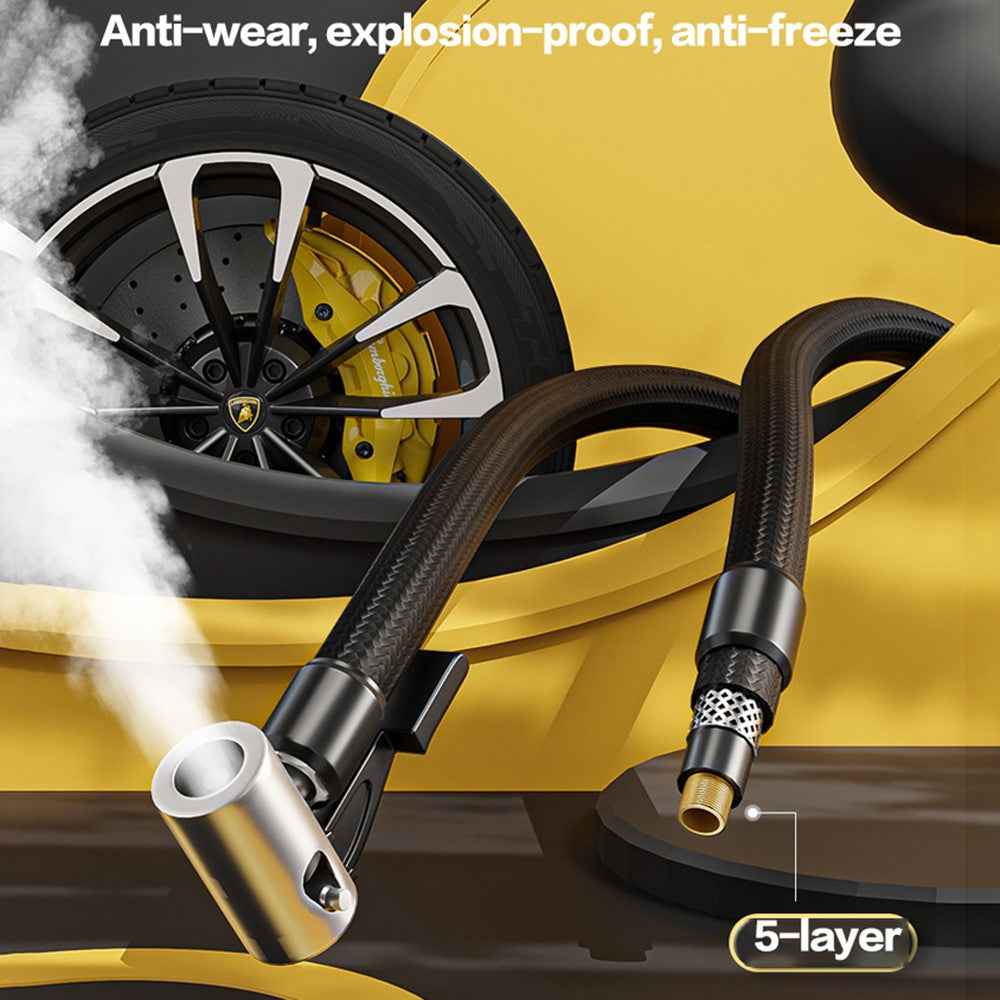 SUITU ST-9617 Wireless Car Air Pump Portable Air Compressor with LCD Display Tire Inflator for Motorcycle Bicycle