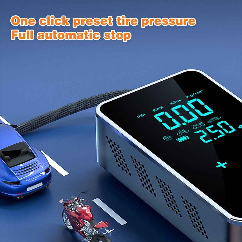 SUITU ST-9616C Portable Car Tire Air Pump Touch Screen Smart Wireless Digital Display Tyre Inflator