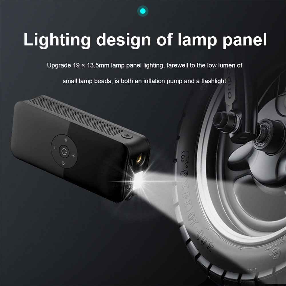 CARSUN C3106 Mini Portable Motorbike Air Pump Digital Display Car Inflatable Pump Support Power Bank Function