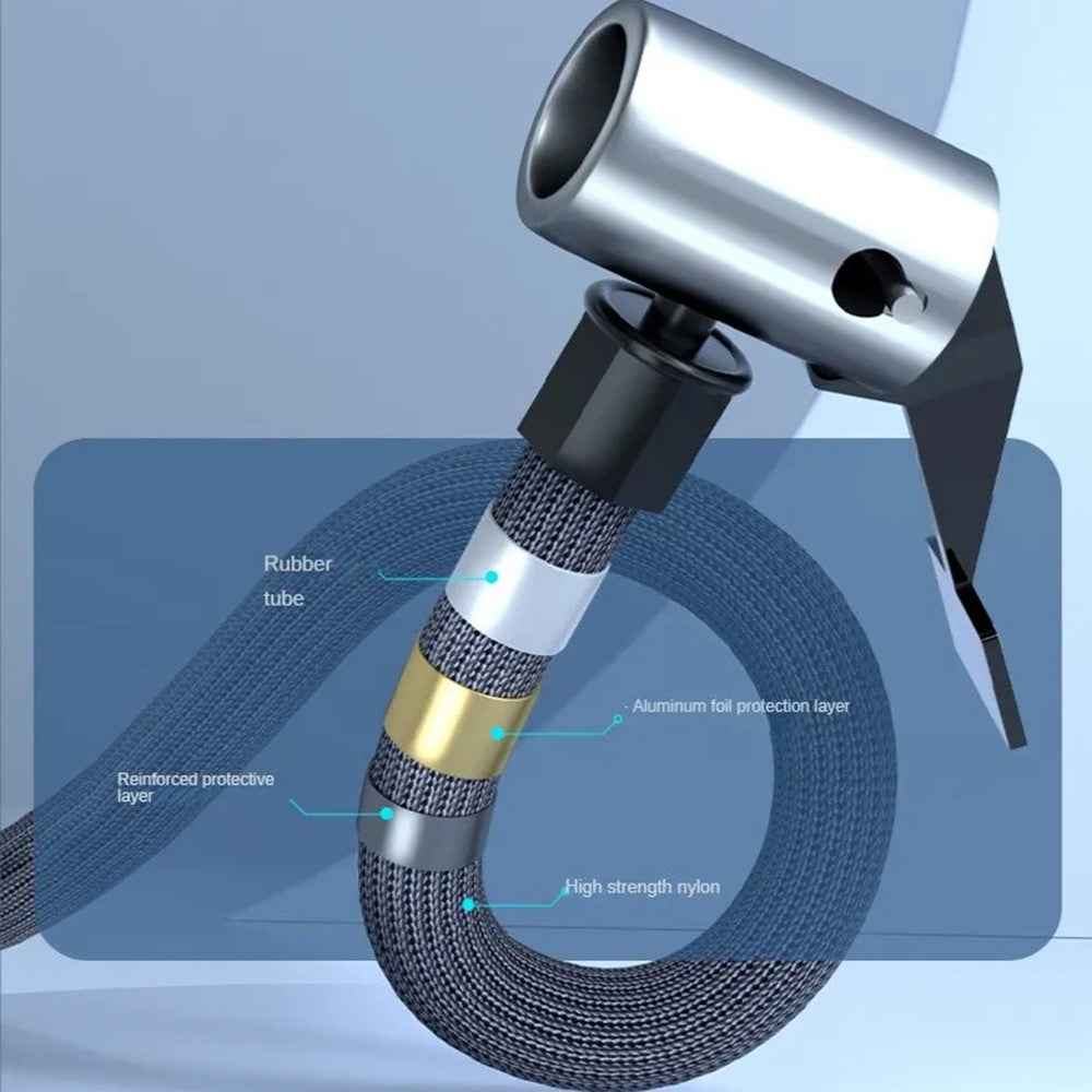CQB-9620 Portable Cordless Tyre Inflator Digital Display Car Pump with LED Light Power Bank Function