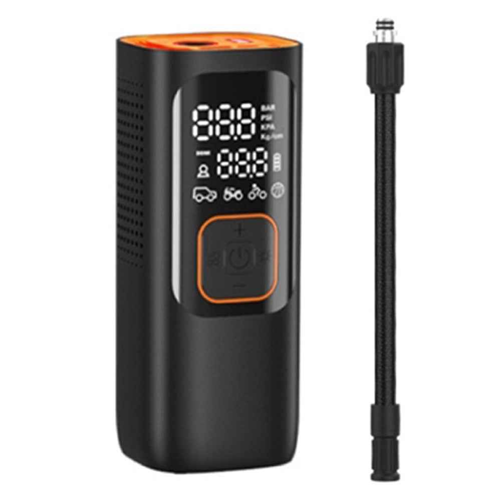 NW01-P Car Tire Inflator Digital Display Portable Cordless Air Inflator (7500mAh Battery, 12V Cigarette Lighter)