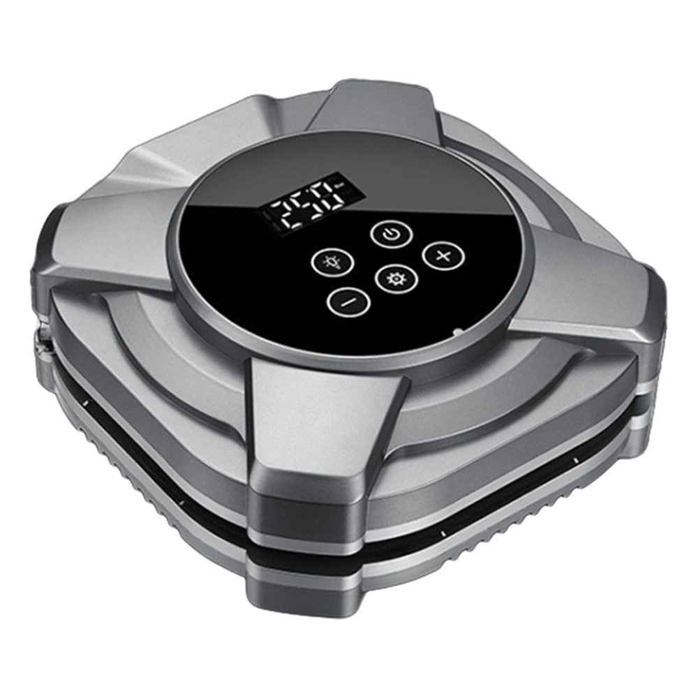 ZY5201 19 Cylinder 12V Car Touch Screen Digital Display Tire Inflator Air Pump - Silver