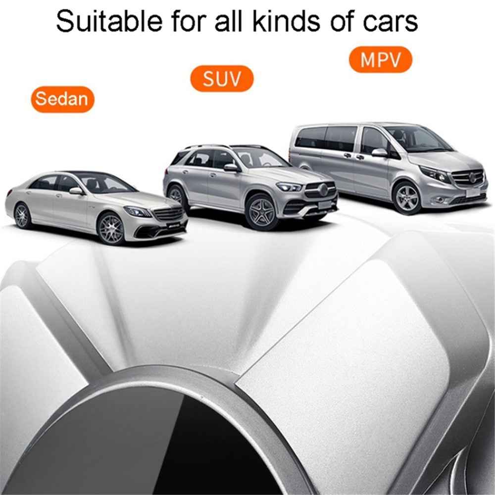 ZY5201 19 Cylinder 12V Car Touch Screen Digital Display Tire Inflator Air Pump - Silver