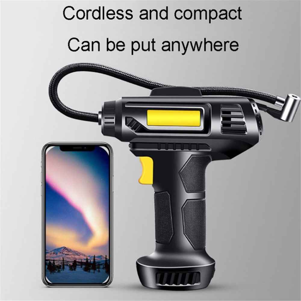 Electric Air Pump Digital Display Wireless Car Motorcycle Tire Inflator
