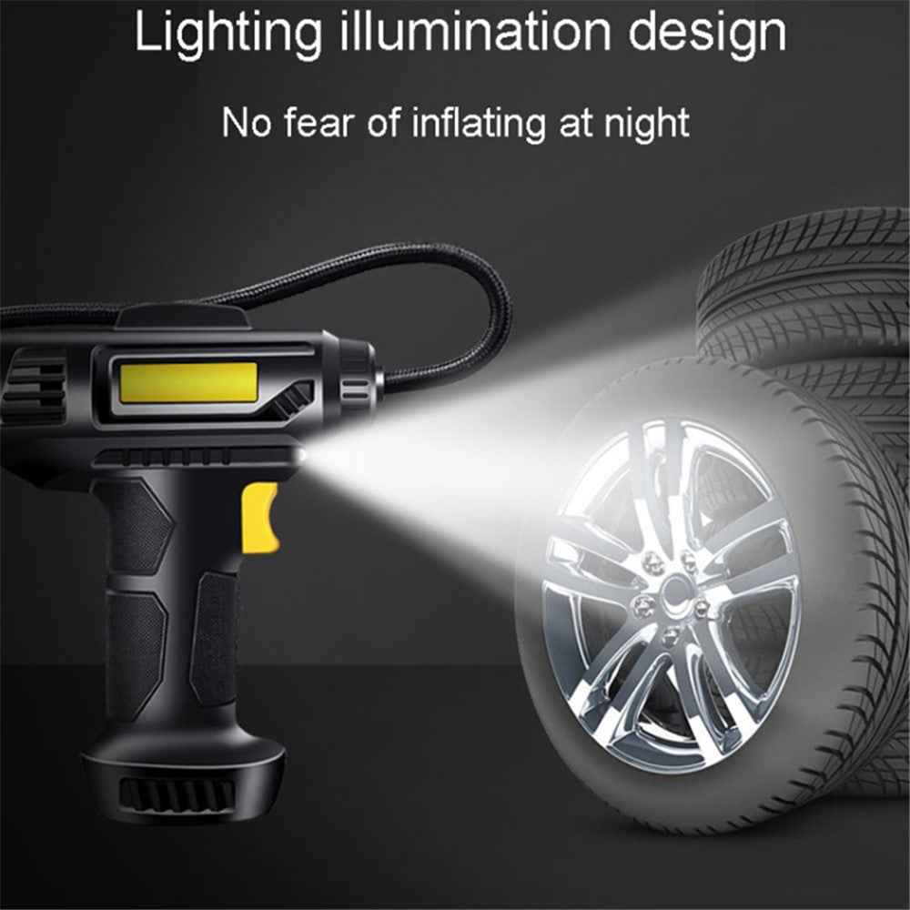 Electric Air Pump Digital Display Wireless Car Motorcycle Tire Inflator