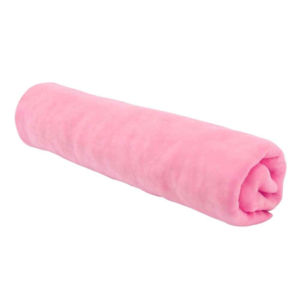 43 x 32 x 0.2cm Super Absorbent Soft PVA Cloth Car Home Cleaning Towel Hair Quick Drying Towel - Pink