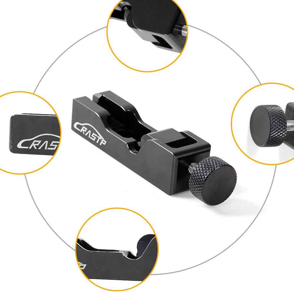 RASTP BTD023 Car Universal Spark Plug Gap Adjustment Tool with Feeler Gauge - Black