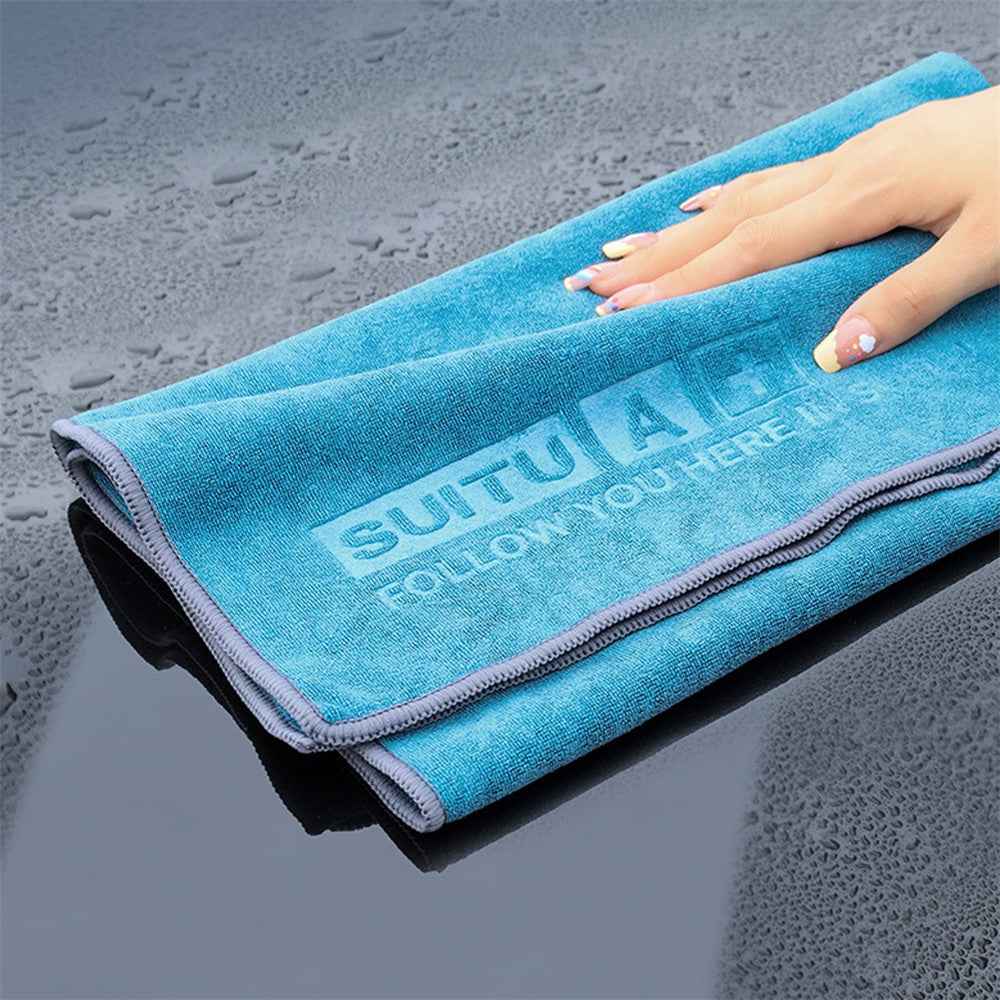SUITU ST-9002-4C 35x75CM Soft Microfiber Car Dashboard Window Cleaning Cloth Washing Towel for Home Floor, Kitchen