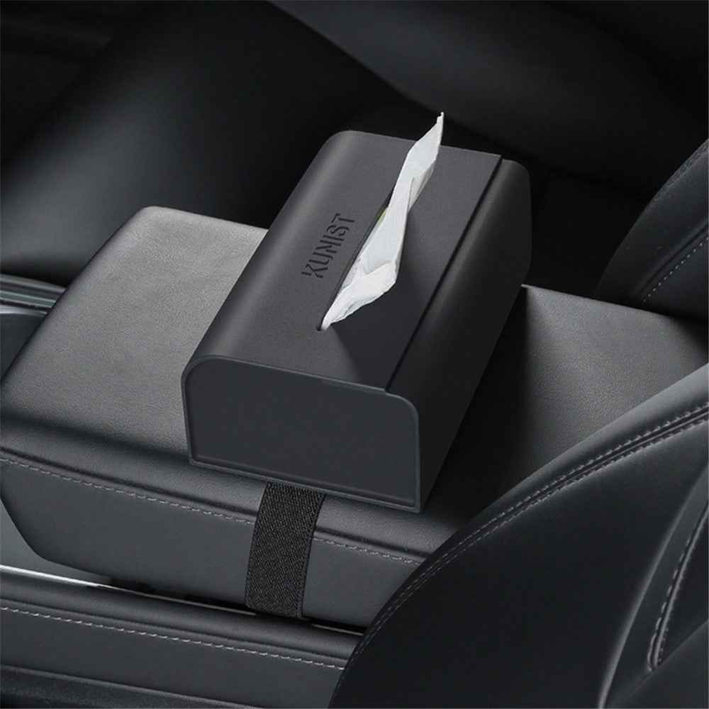 KUNIST TY03 Waterproof Car Silicone Tissue Storage Box Tissue Holder Napkin Organizer Automobile Accessories