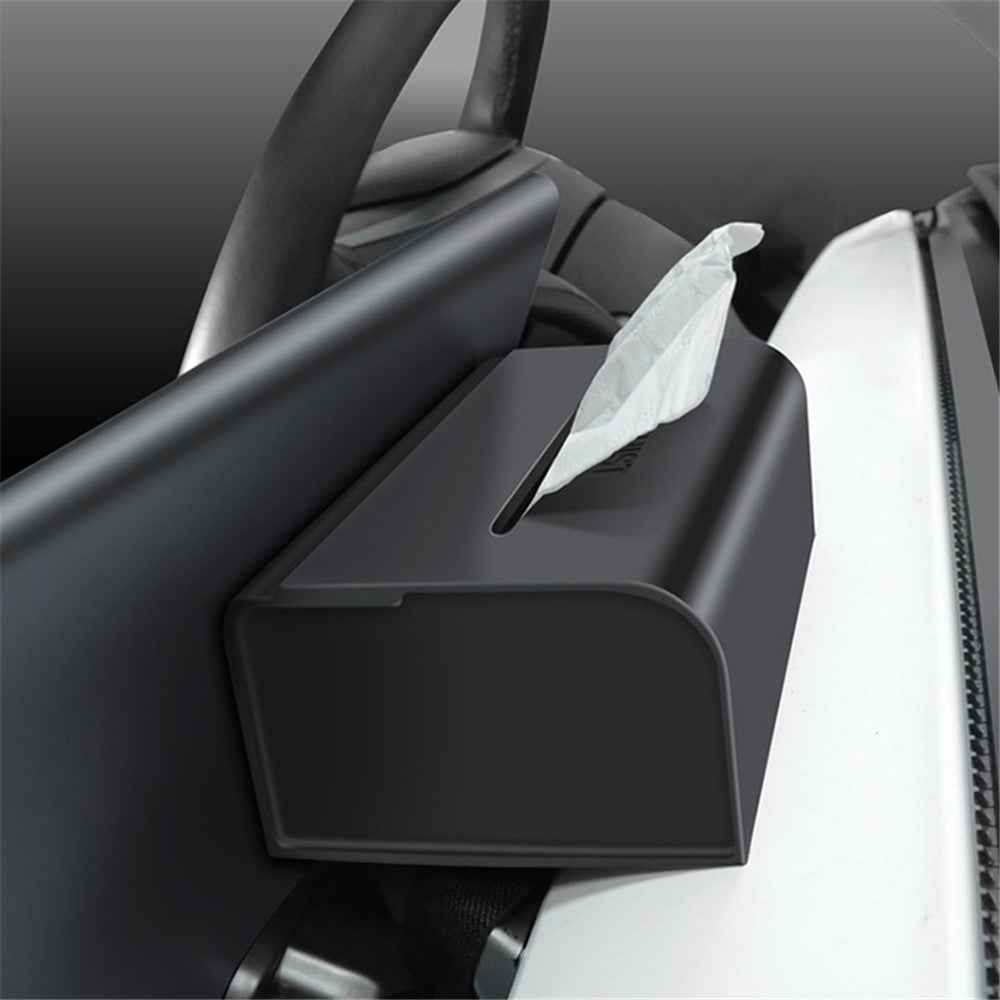 KUNIST TY03 Waterproof Car Silicone Tissue Storage Box Tissue Holder Napkin Organizer Automobile Accessories