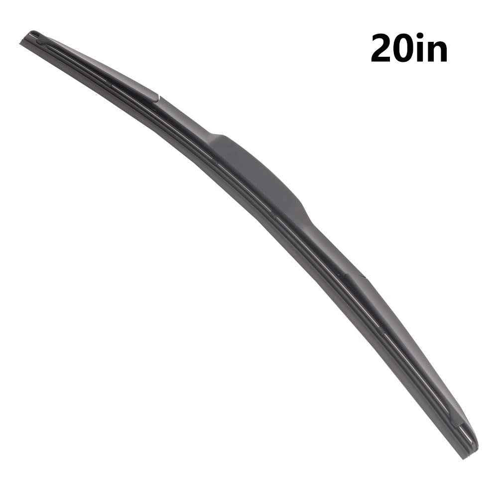 1Pc Universal Three-stage Car Wiper Blade ABS+Rubber Noiseless Vehicle Wiper Blade - 20-inch
