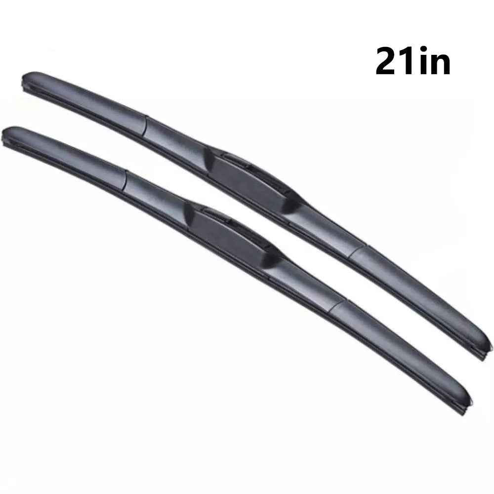2Pcs Universal Three-Stage Car Wiper Blade ABS+Rubber Noiseless Vehicle Wiper Blade - 21-inch