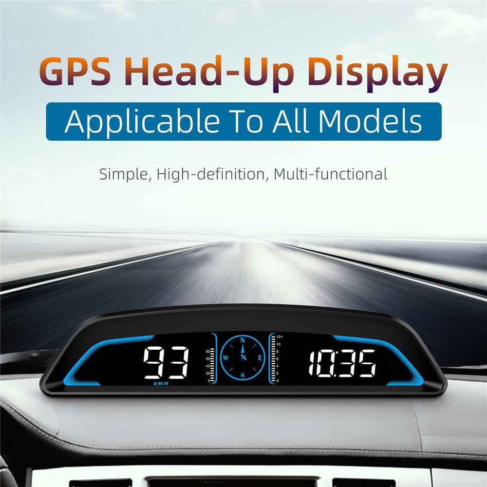 G3 5.5 inch LCD Car HUD Speed Distance Altitude Display GPS+Beidou Car Head Up Display