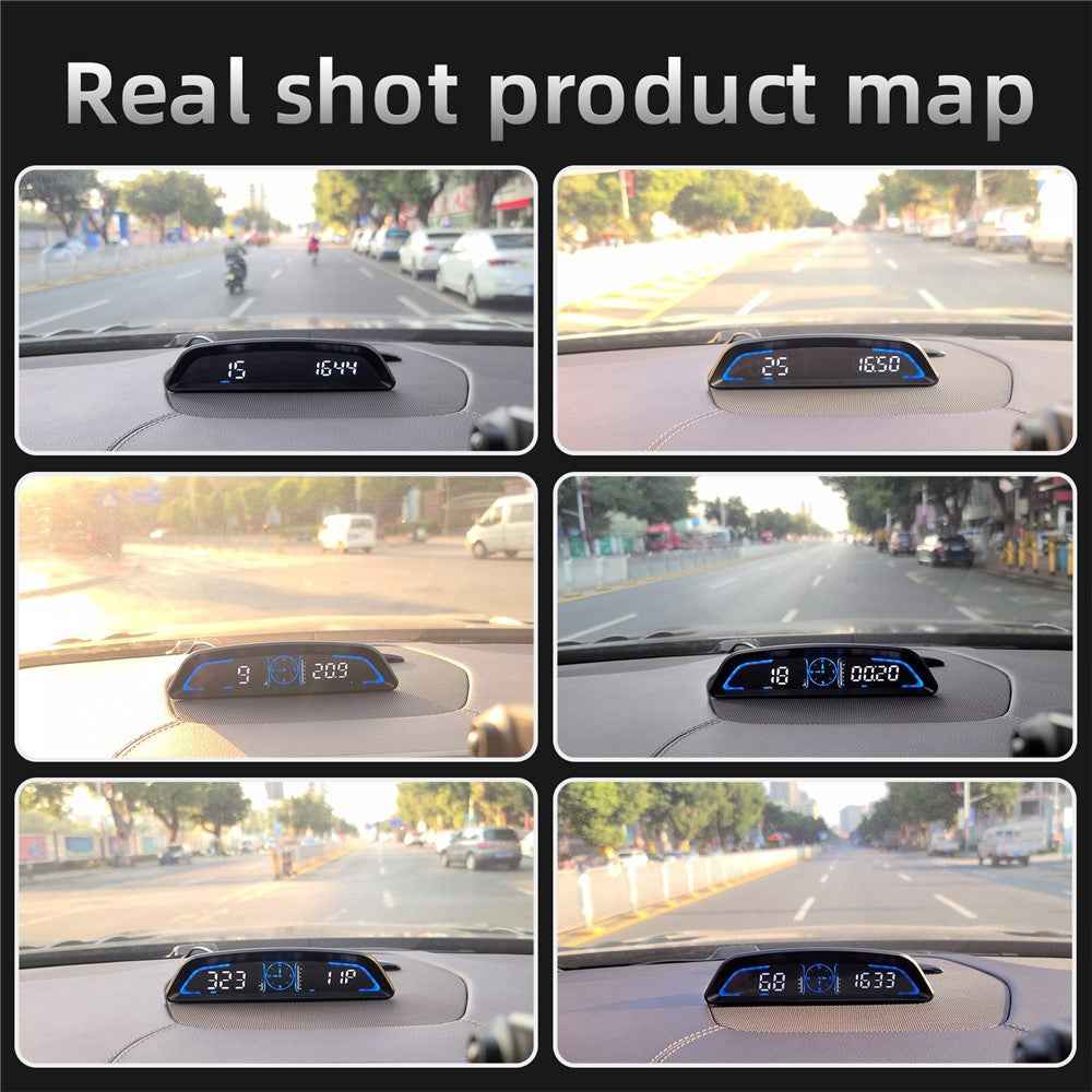 G3 5.5 inch LCD Car HUD Speed Distance Altitude Display GPS+Beidou Car Head Up Display