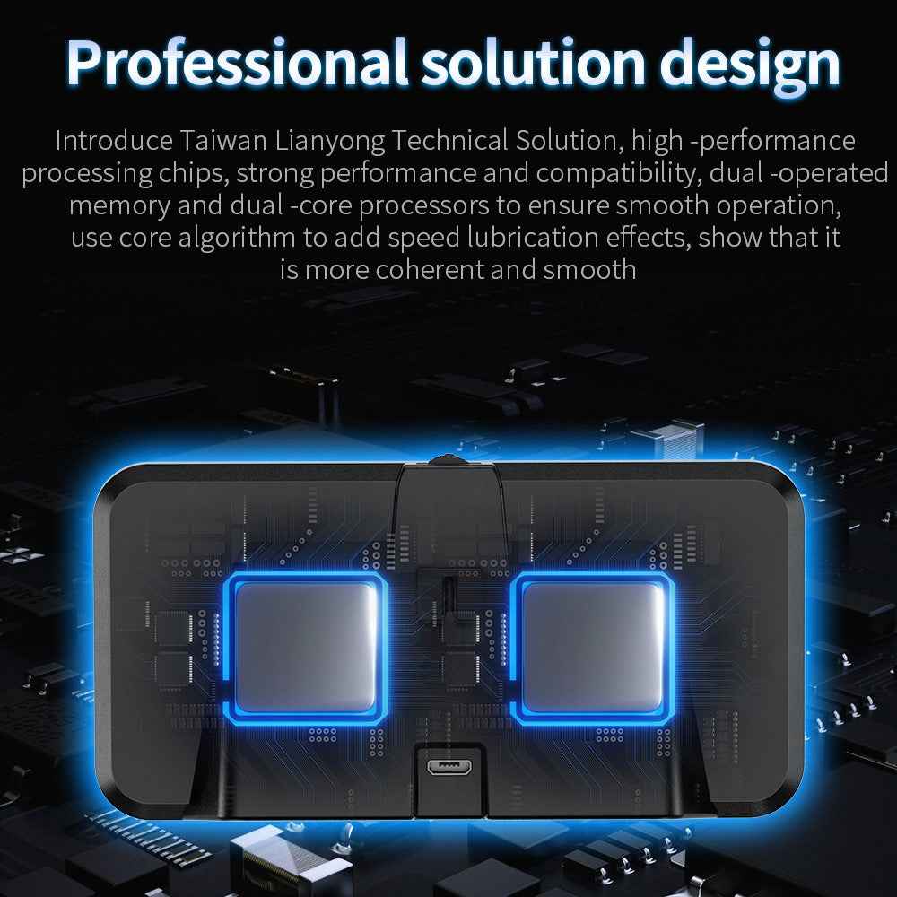 G11 Universal GPS HUD Head Up Display Speed Instrument with Overspeed Alarm for Oil Fuel Electric Hybrid Vehicle - Blue+White