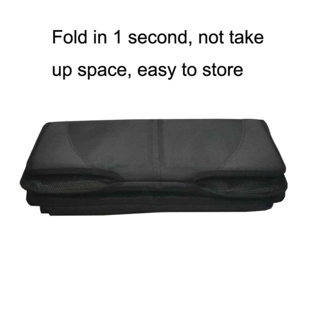 Universal Child Safety Seat Anti-Slip Mat Waterproof Pad Car Seat Protective Cover with Storage Pocket - Black Lines