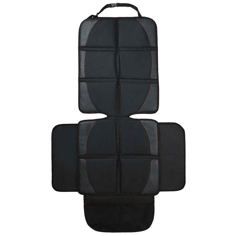 Universal Child Safety Seat Anti-Slip Mat Waterproof Pad Car Seat Protective Cover with Storage Pocket - Red Lines