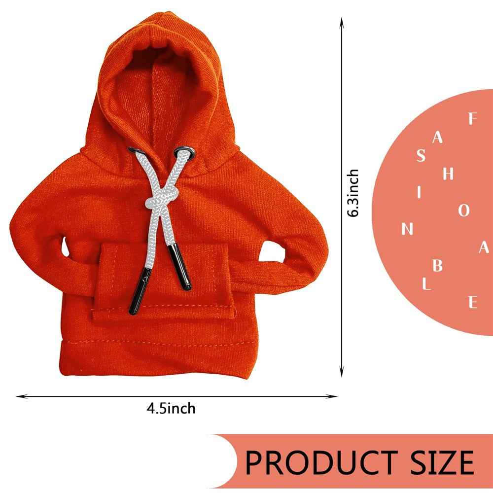 Creative Hoodie Design Car Shift Knob Cover Gear Shift Lever Decoration - Orange