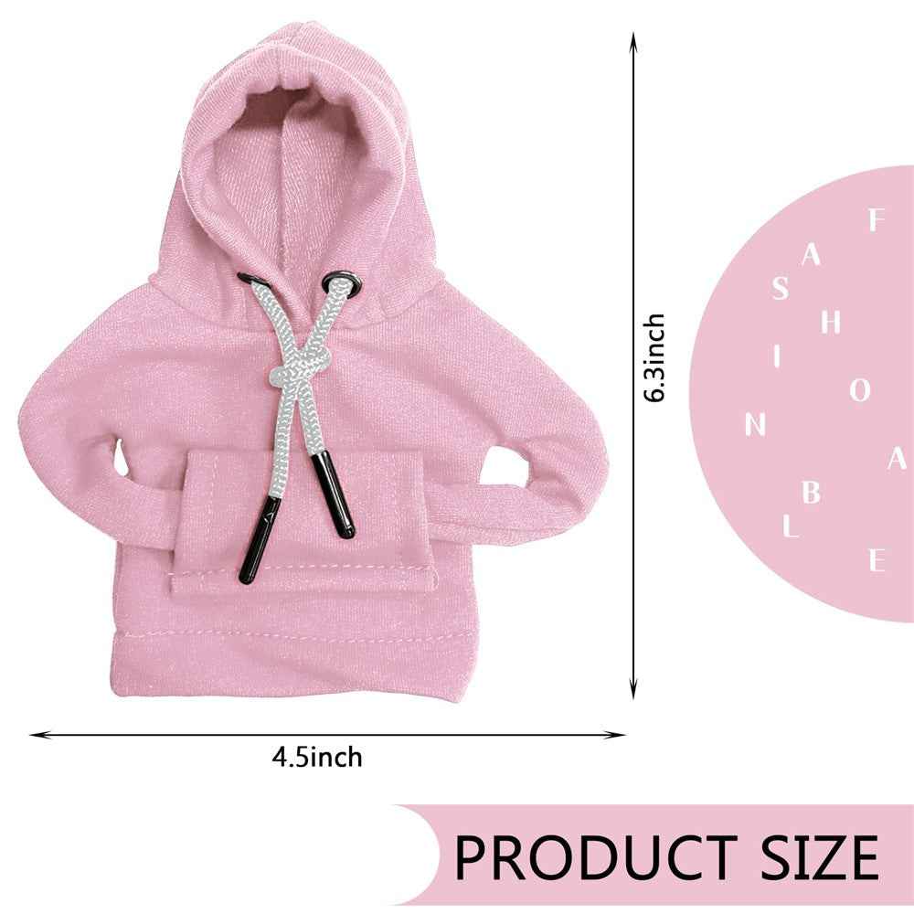 Creative Hoodie Design Car Shift Knob Cover Gear Shift Lever Decoration - Pink