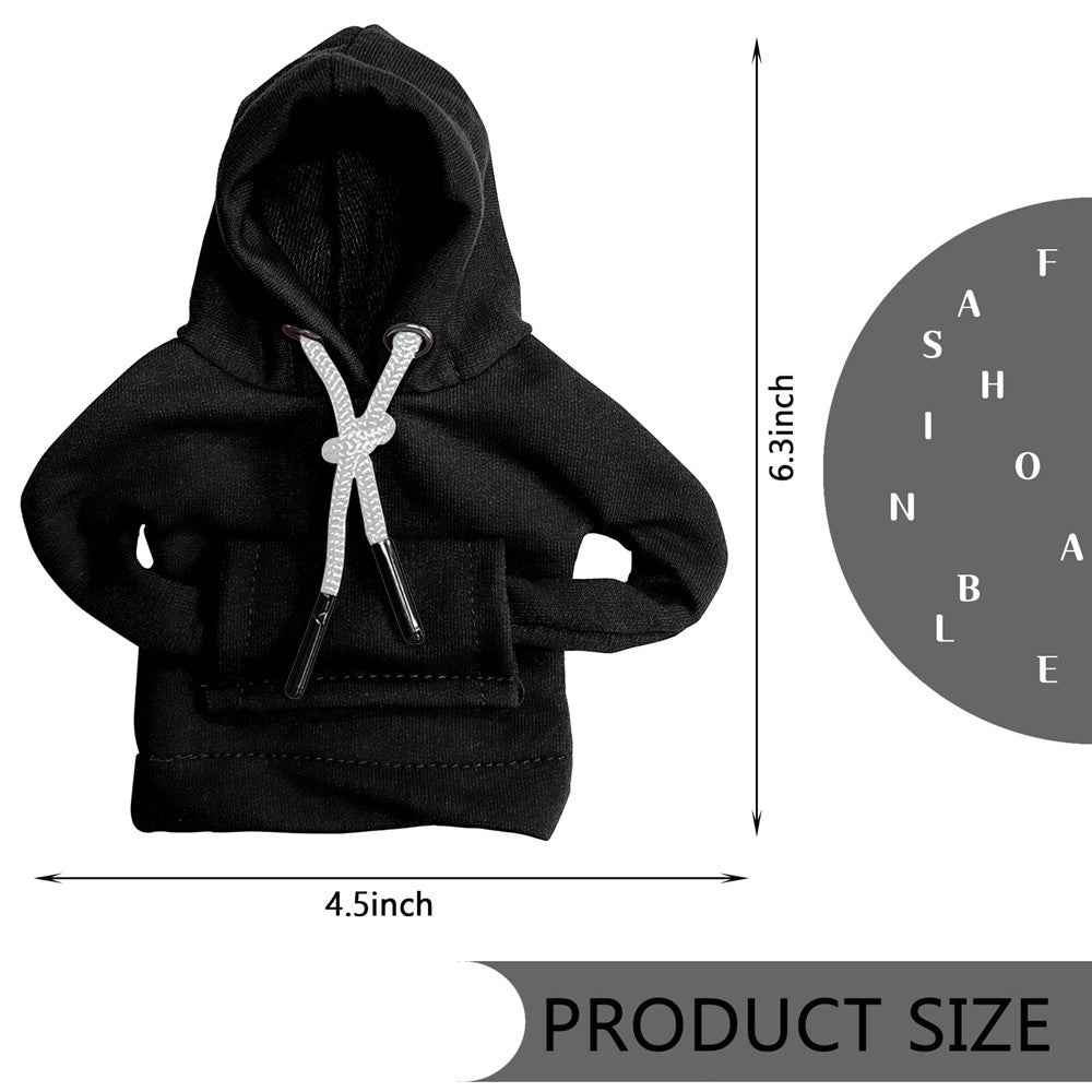 Creative Hoodie Design Car Shift Knob Cover Gear Shift Lever Decoration - Black