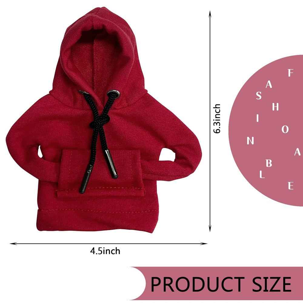 Creative Hoodie Design Car Shift Knob Cover Gear Shift Lever Decoration - Red