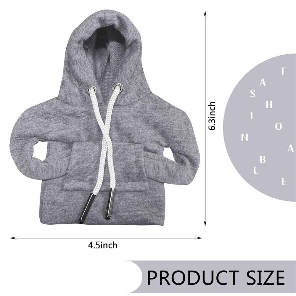 Creative Hoodie Design Car Shift Knob Cover Gear Shift Lever Decoration - Grey