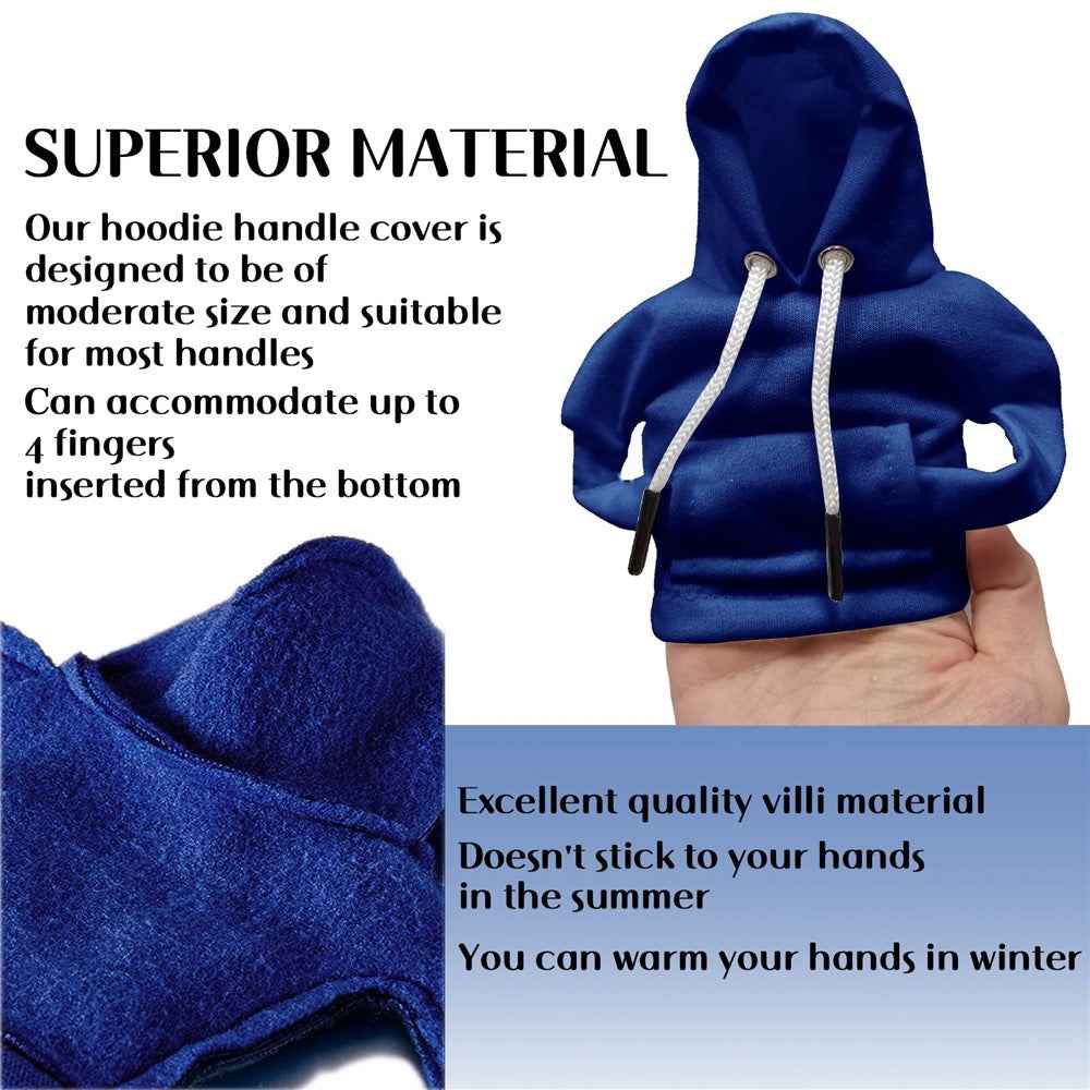 Creative Hoodie Design Car Shift Knob Cover Gear Shift Lever Decoration - Blue