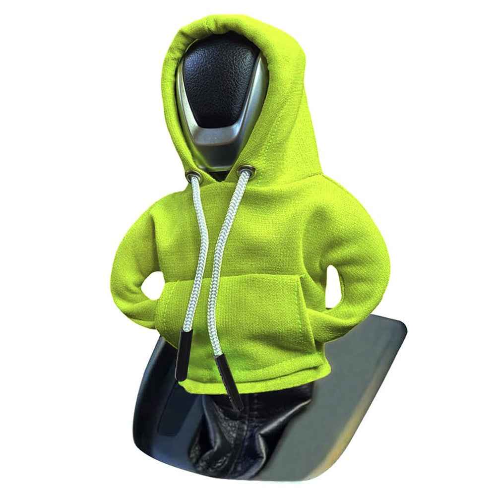 Creative Hoodie Design Car Shift Knob Cover Gear Shift Lever Decoration - Green