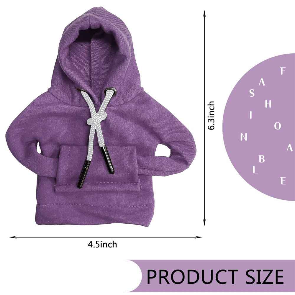 Creative Hoodie Design Car Shift Knob Cover Gear Shift Lever Decoration - Purple