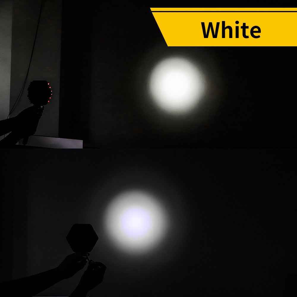 5-inch 48W 16-LED Car Truck Forklift Driving Spotlight Waterproof Engineering Vehicle Headlight - Black