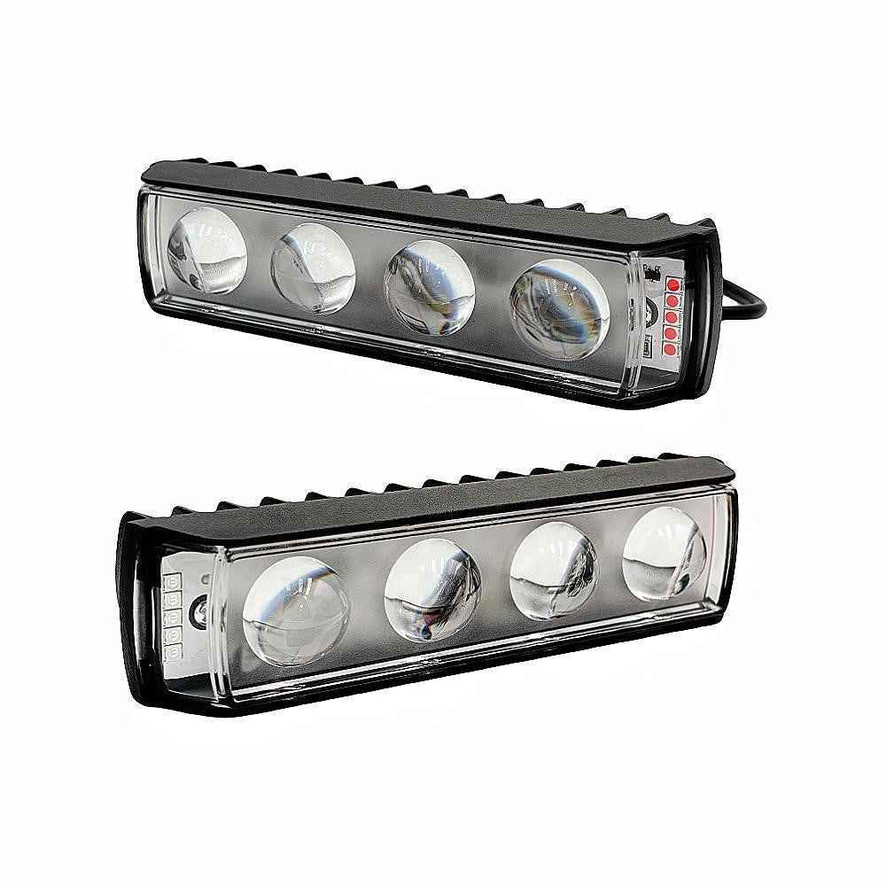 A086-4C 4 LED Motorcycle Spotlight Waterproof Aluminum Shell 12-60V Motorbike Headlight