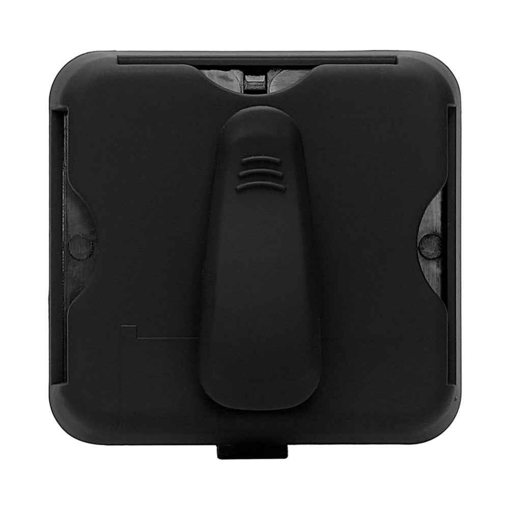 Sunglass Holder Glasses Holder Clip Card Storage Pouch for Car Visor - Black