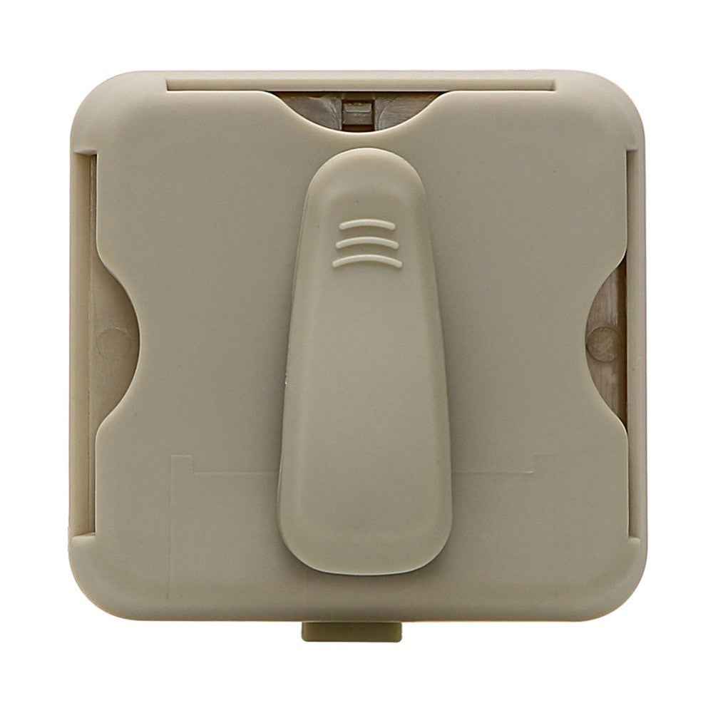 Sunglass Holder Glasses Holder Clip Card Storage Pouch for Car Visor - Beige