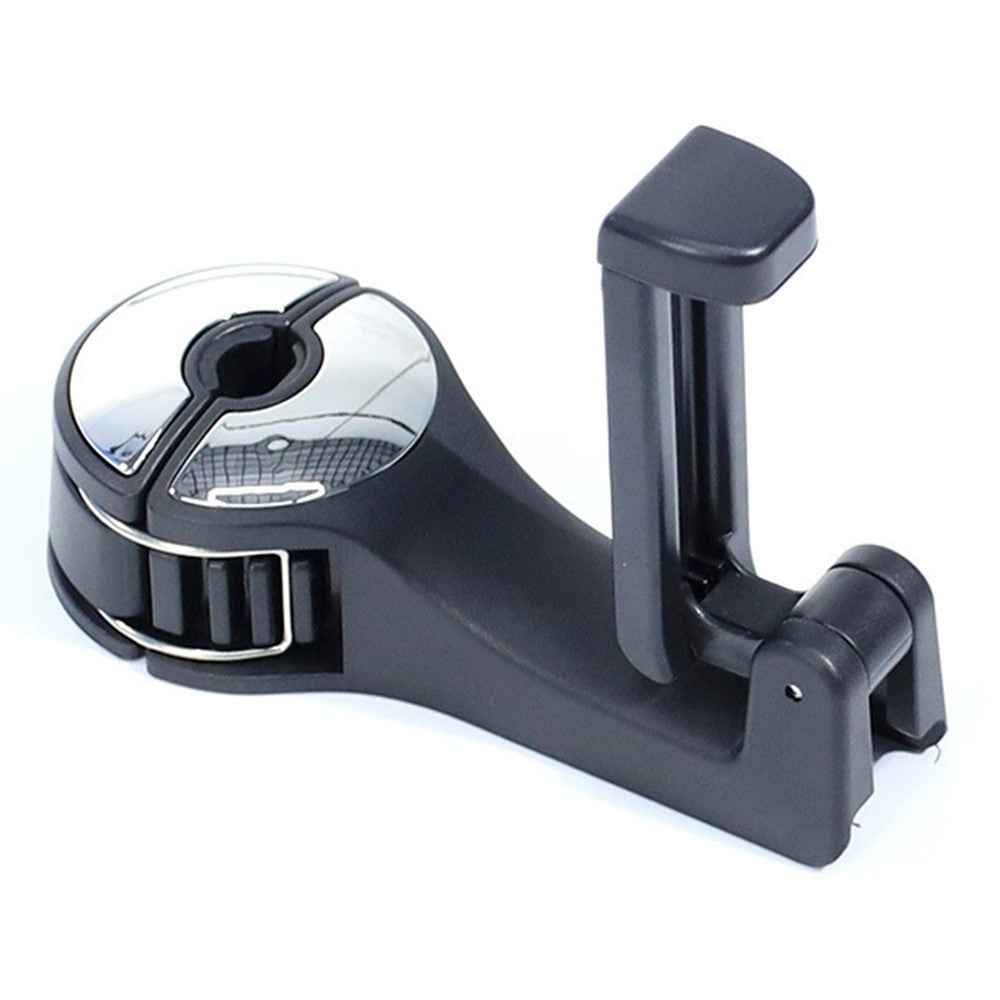 CS-G02 Multifunctional Back Seat Headrest Holder Hanger Holder Hook for Car Vehicle SUV - Silver