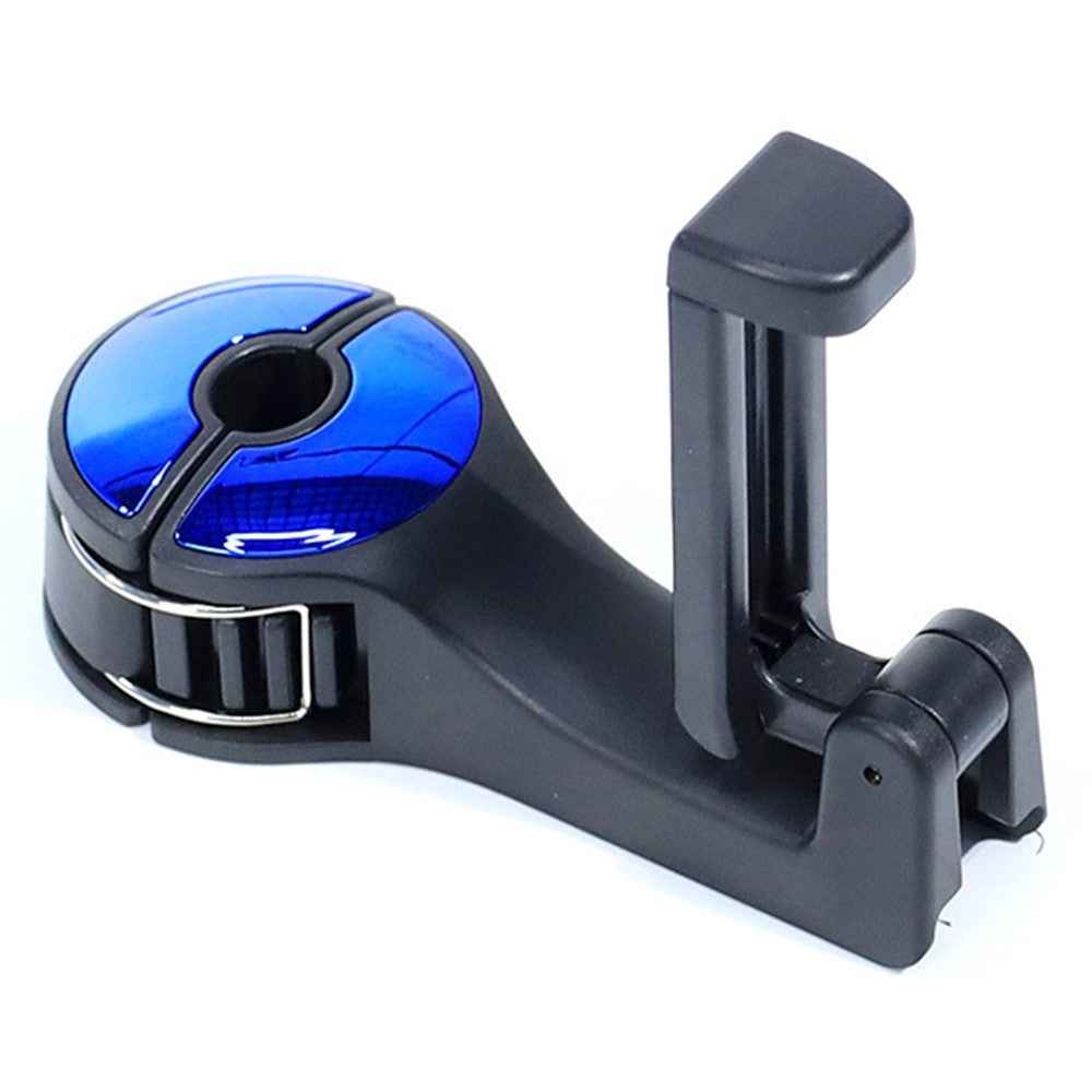 CS-G02 Multifunctional Back Seat Headrest Holder Hanger Holder Hook for Car Vehicle SUV - Blue