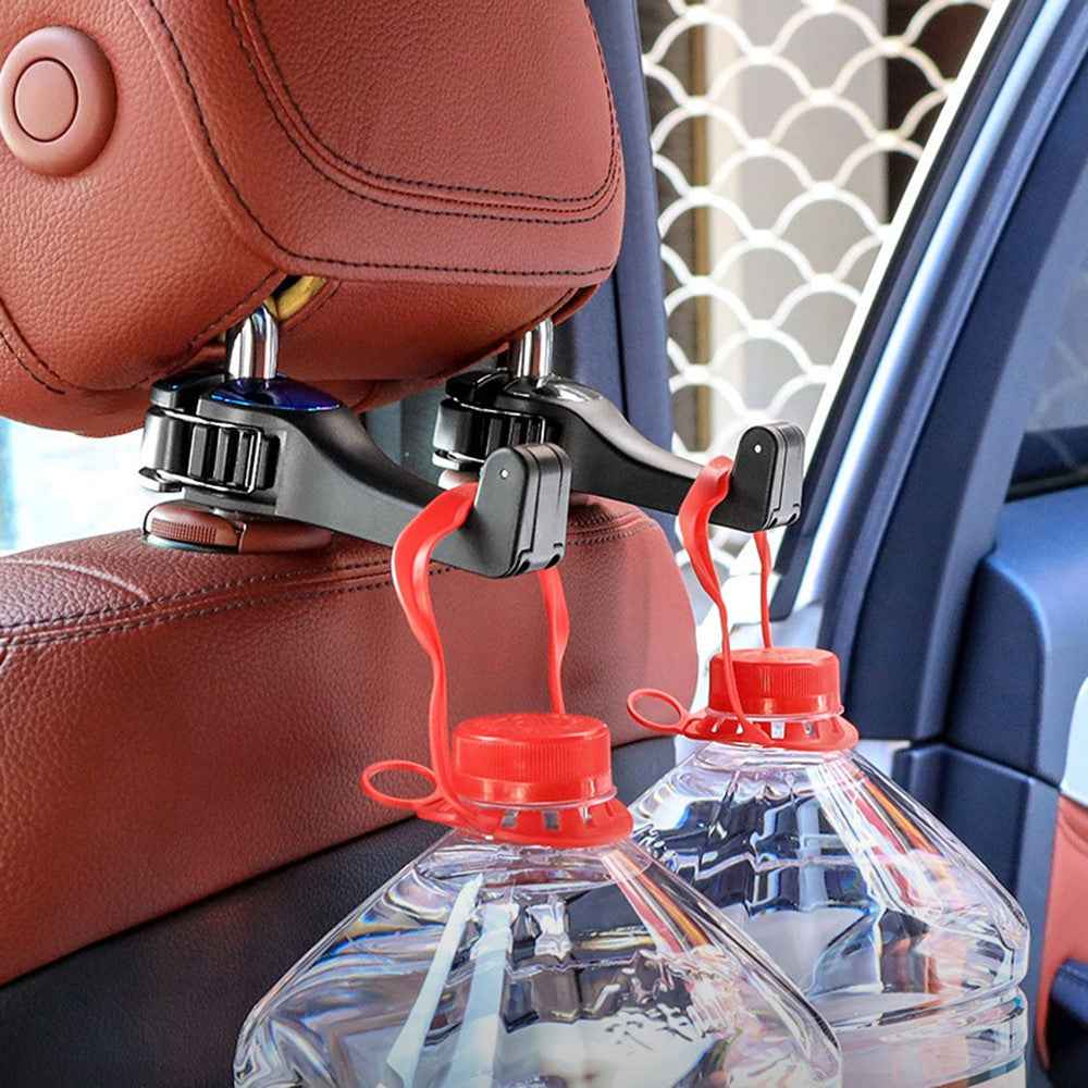 CS-G02 Multifunctional Back Seat Headrest Holder Hanger Holder Hook for Car Vehicle SUV - Red