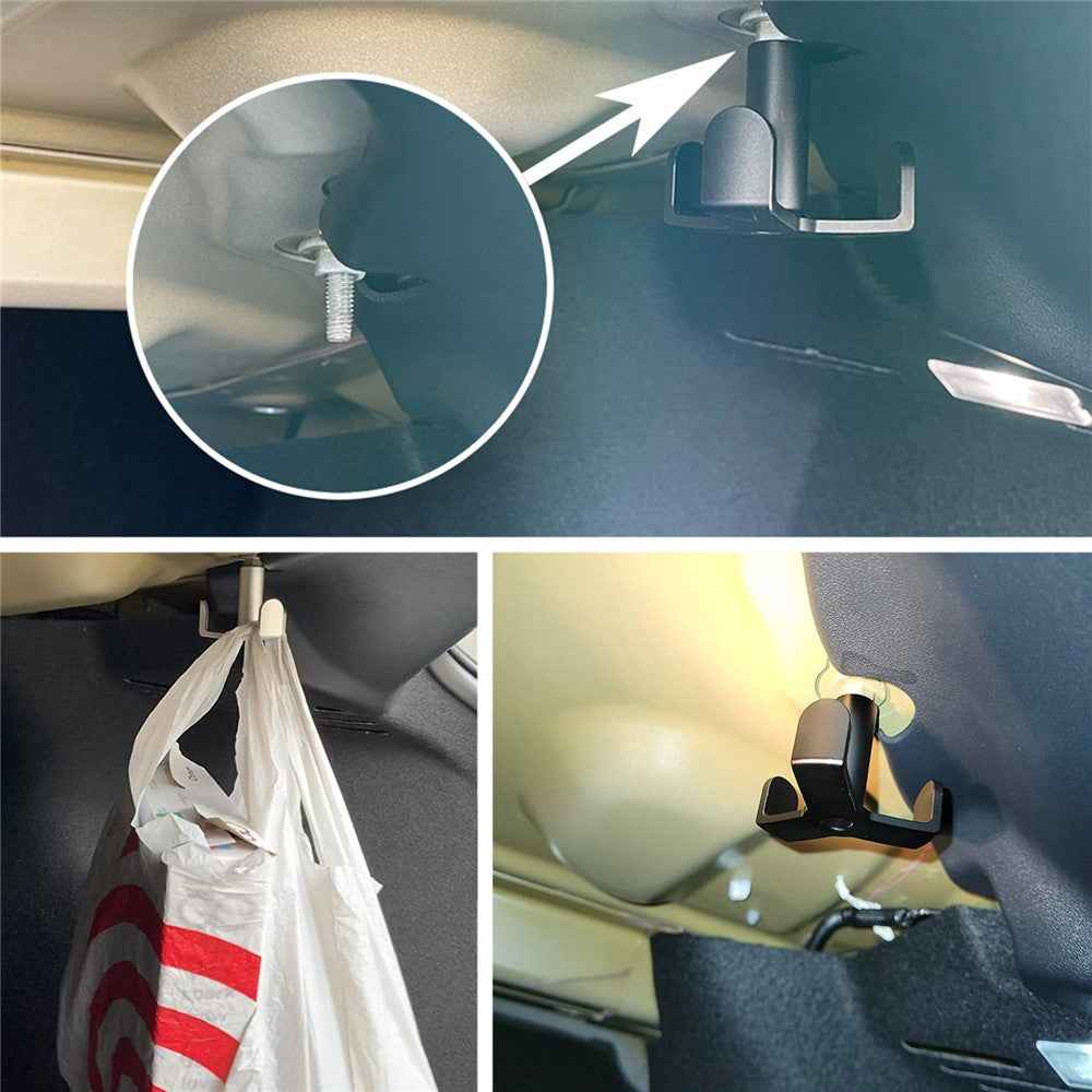 XH-6287 Aluminum Trunk Grocery Bag Hook for Tesla Model 3 2018-2022 Interior Accessories - Blue