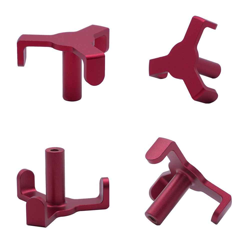 XH-6287 Aluminum Trunk Grocery Bag Hook for Tesla Model 3 2018-2022 Interior Accessories - Red