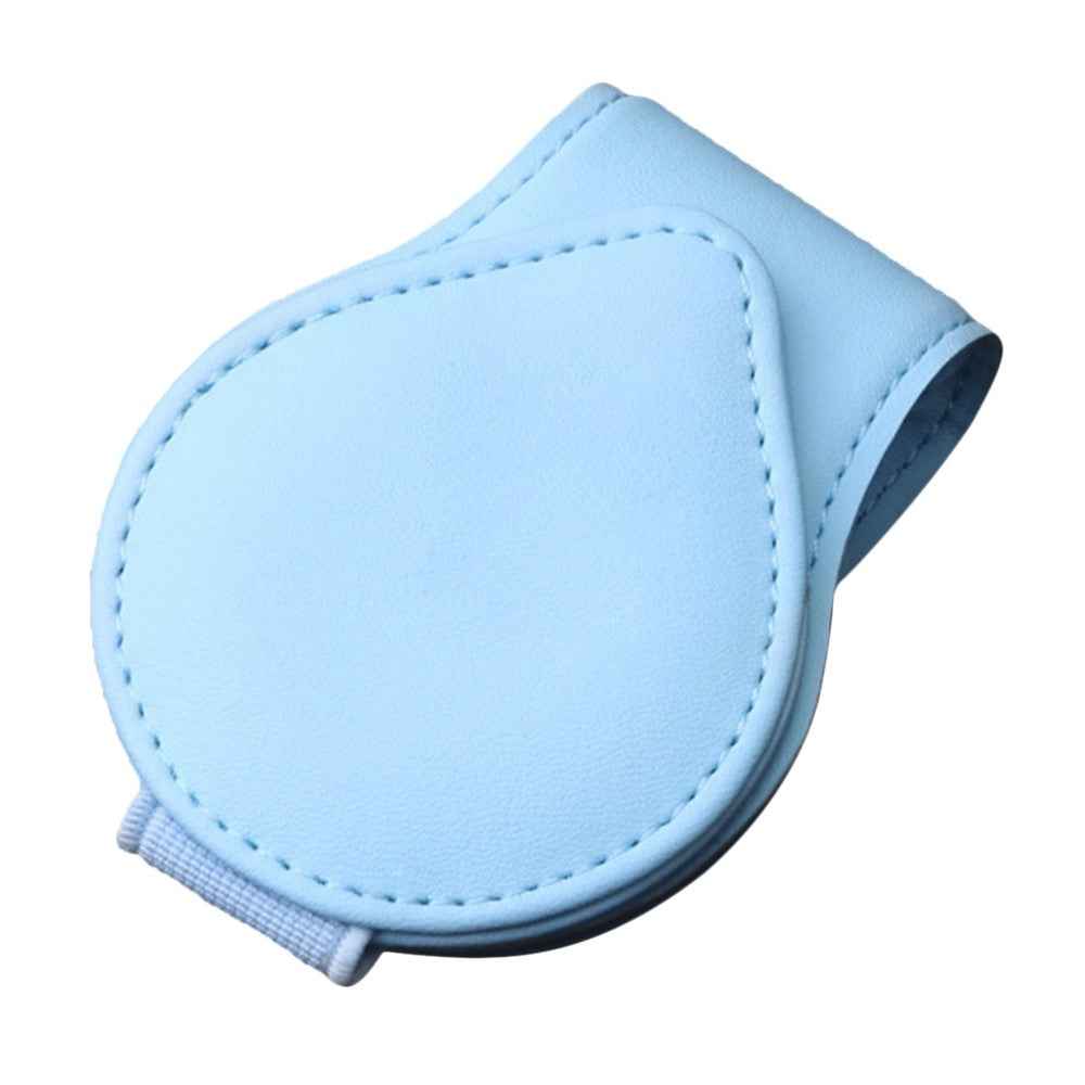 Portable Sunglasses Holder Bill Holder Clip Card Storage Accessories for Car Visor - Blue