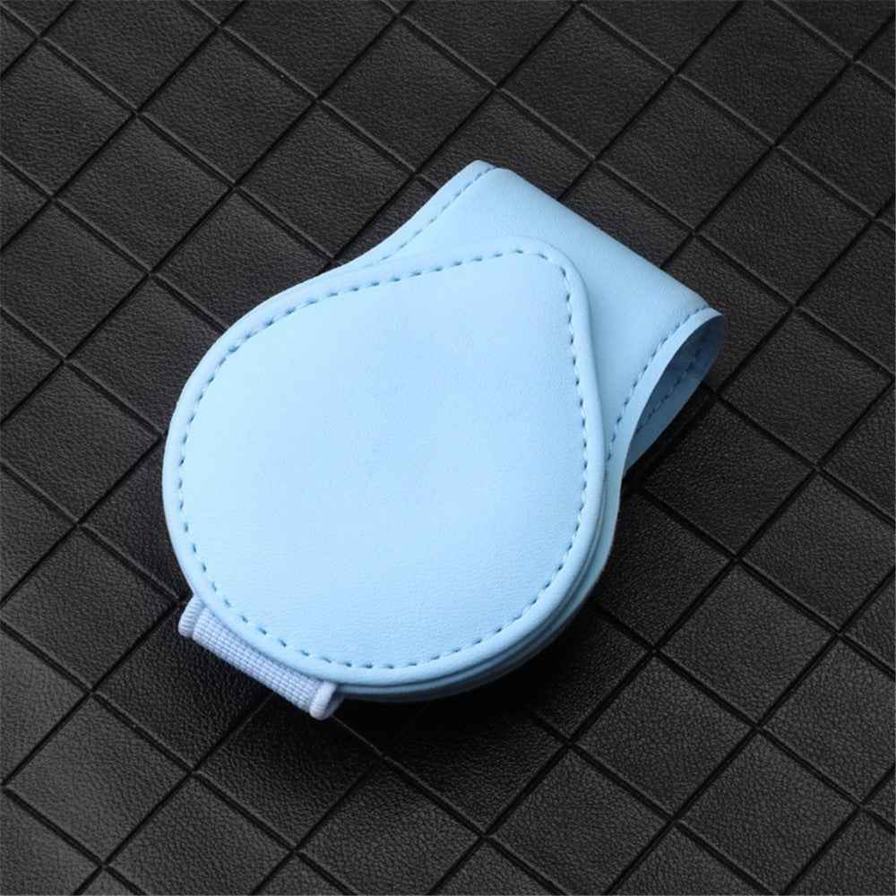 Portable Sunglasses Holder Bill Holder Clip Card Storage Accessories for Car Visor - Blue