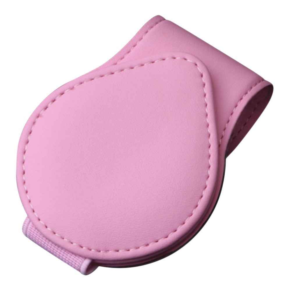 Portable Sunglasses Holder Bill Holder Clip Card Storage Accessories for Car Visor - Pink