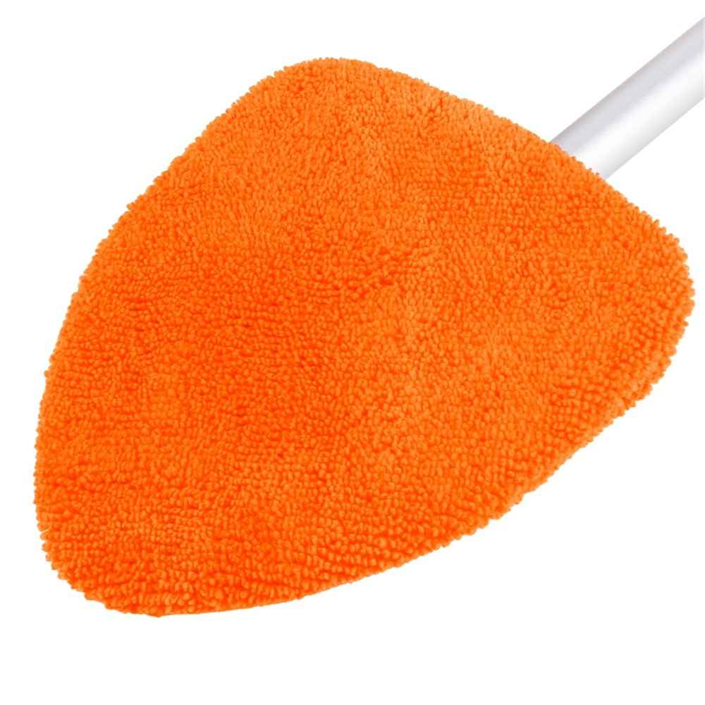 DM-131 32.5-47.5cm Extendable Handle Window Windshield Cleaning Tool Window Cleaner with Microfiber Cloth Car Window Cleaning Device